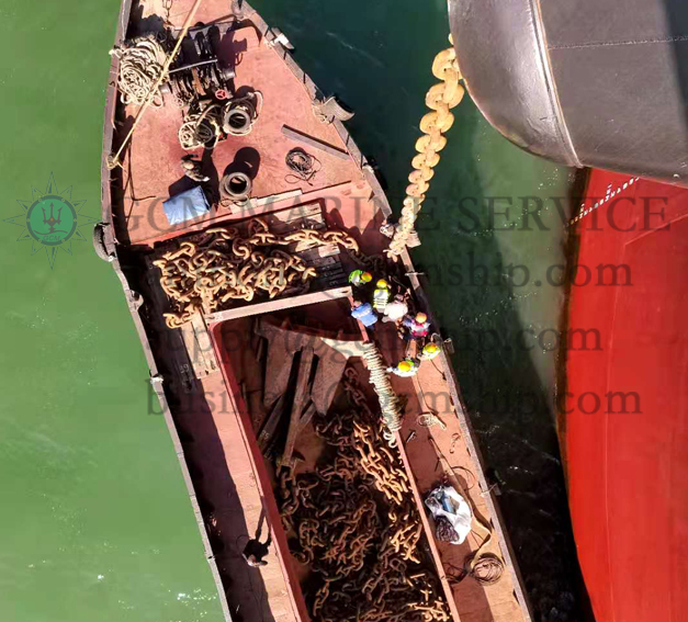 MOORING WINCH REPAIR & CONNECT ANCHOR CHAIN(图5)