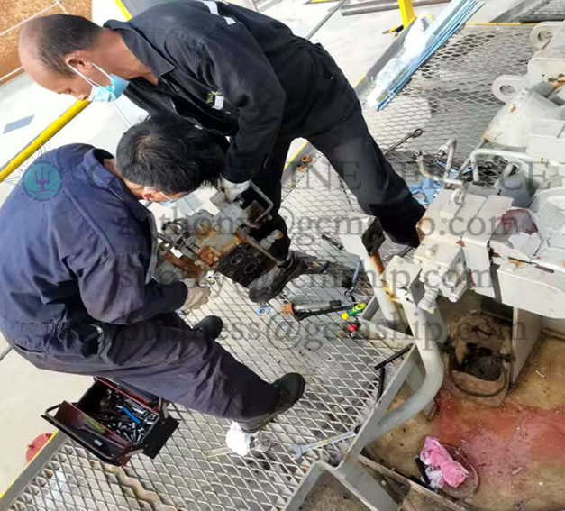 MOORING WINCH REPAIR & CONNECT ANCHOR CHAIN(图6)